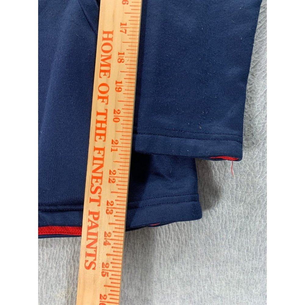 New England Patriots 1/4 Zip Fleece Lined Pullover (Youth Large 14/16) Blue - Picture 7 of 12